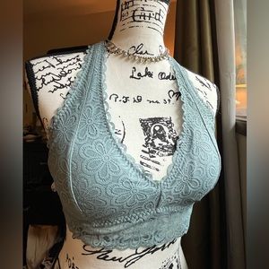 Beautiful Blue Gray Gilly Hicks Bralette